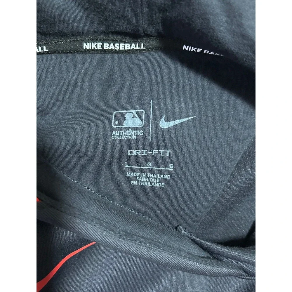 Nike Cleveland Guardians Dri-Fit MLB Sleeveless Pullover Hoodie